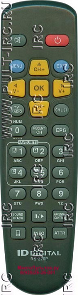 ID DIGITAL RS-220P (пульт-аналог)