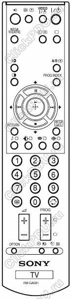 Sony RM-GA001 пульт для телевизора SONY
