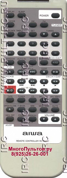 AIWA RC-TN55F (пульт-аналог)