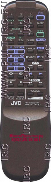 JVC RM-SED302TXU (пульт-аналог)