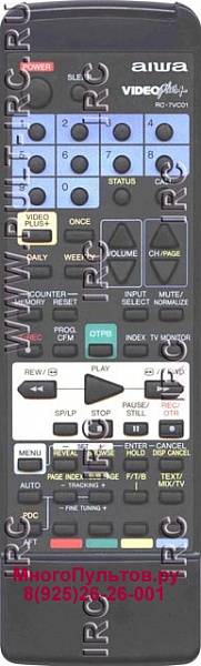 AIWA RC-7VC01 (пульт-аналог)