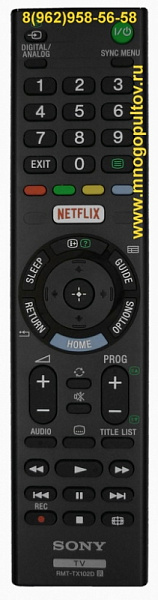 SONY RMT-TX102D пульт для телевизора Sony