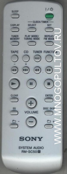 SONY RM-SC50 (=RM-SC3, RM-SC30, AIWA RM-Z20031) (ПУЛЬТ-АНАЛОГ)