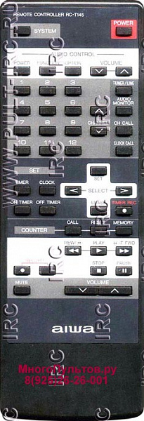 AIWA RC-T145 (пульт-аналог)