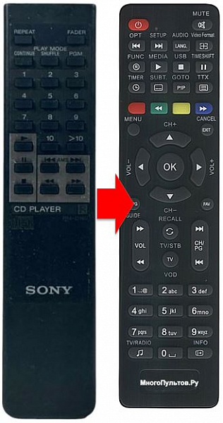 SONY RM-D190 (аналог)