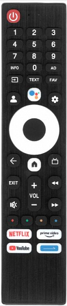 Пульт Huayu SW-V7 (HS-8C Voice3) для телевизора YASIN, BRON, Skyworth, VESTA, Artel, Digma, 32UQ70 Смарт ТВ