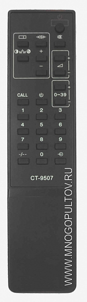 TOSHIBA CT-9507, CT-9687 пульт для телевизора (НЕоригинальный)