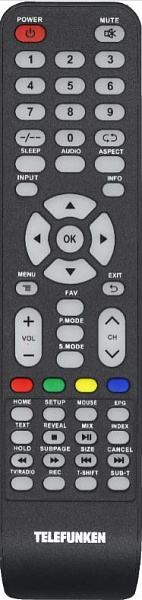 Telefunken XK237B с функциями MOUSE, HOME
