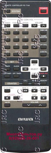 AIWA RC-T148 (пульт-аналог)