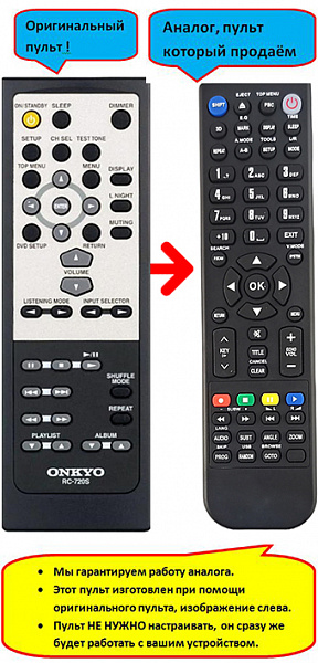 ONKYO RC-720S, HTX-22HDX (аналог)