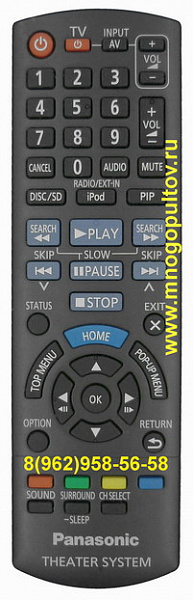 PANASONIC N2QAYB000731 (пульт-аналог)