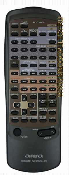AIWA RC-TN909 (пульт-аналог)