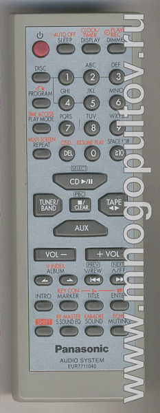 PANASONIC EUR7711040, SA-PM148