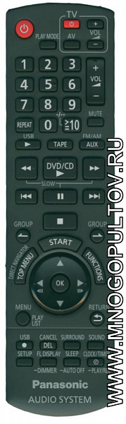 PANASONIC N2QAYB000567 AUDIO SYSTEM модель SC-VKX20 (Оригинальный)