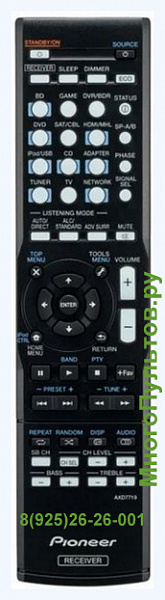 PIONEER AXD7719, AXD7736 пульт для ресивера (аналог)