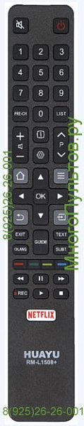 Huayu RM-L1508 к телевизорам TCL, THOMSON