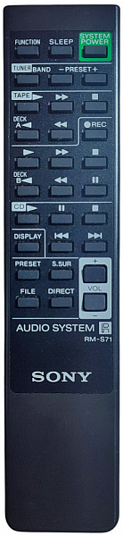 SONY RM-S71, FH-B1000, HCD-H1000, MHC-710 (аналог)