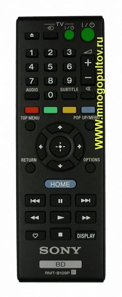 SONY RMT-B109P (ПУЛЬТ-АНАЛОГ)
