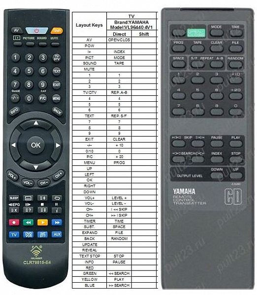 YAMAHA VL96440, CDX-1060, CDX-1200 (аналог)