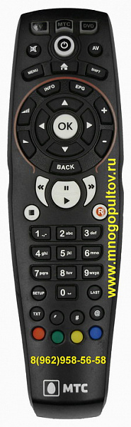 МТС URC180001-00R00, MOTOROLA URC18001, VIP-1003G (вариант №2, Оригинальный)
