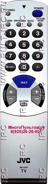 JVC RM-C214 (пульт-аналог)