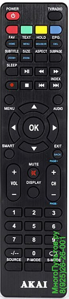 Akai LES-65B47M пульт для телевизора