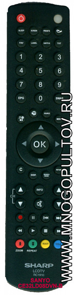 SANYO CE32LD08DVN-B (=SHARP LCDTV RC1910 ) (НЕоригинальный)
