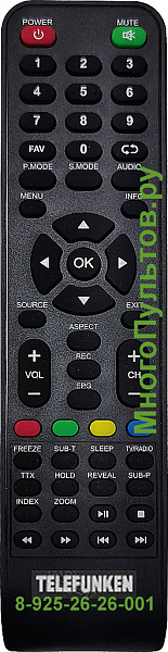 Telefunken SA-230 ASPECT, TF-LED22S10T2, TF-LED32S91T2, TF-LED32S94T2