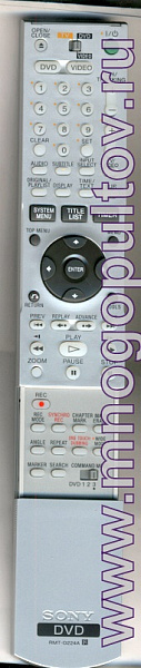 SONY RMT-D224A для комбо DVD+VCR (оригинальный)