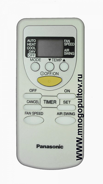 PANASONIC CWA75C2712, CWA75C2713 пульт для кондиционера (Оригинальный)
