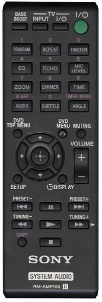 Sony RM-AMP108, MHC-ECL6D, MHC-ECL7D