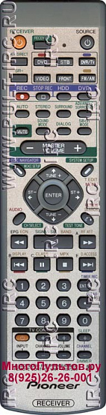 Pioneer AXD7389, VSX-C502 (пульт-аналог)