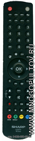 HITACHI RC1910 / SHARP LCDTV RC1910 (НЕоригинальный)