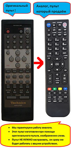 Technics RAK-SUA11WH (аналог)