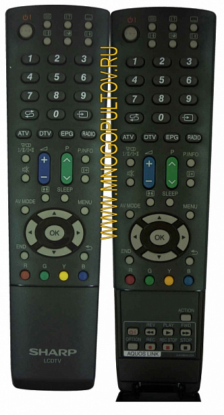 SHARP GA586WJSA / SHARP RRMCGA586WJSA (аналог)