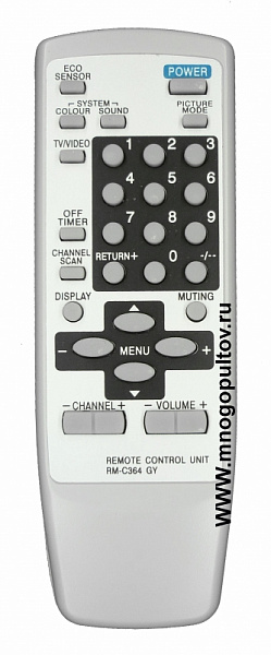 JVC RM-C364GY (НЕоригинальный)