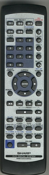 SHARP RRMCGA033AWSA (предлагаем аналог)