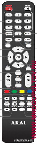 AKAI BT-0548A-CV / BT0534 (НЕоригинальный)