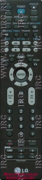 LG AKB30760801 (пульт-аналог)