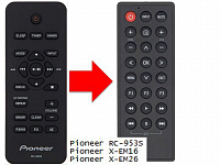 Pioneer RC-953S, X-EM16, X-EM26 (аналог)