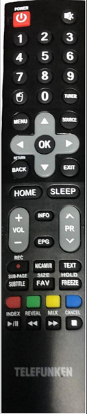 Telefunken с функциями HOME, MOUSE