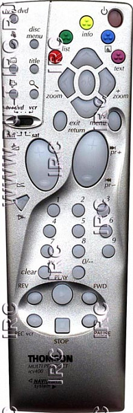 THOMSON RCV400 пульт для телевизора со встроенным DVD (предлагаем аналог)