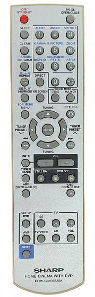 SHARP  RRMCGA039SJSA (оригинал)