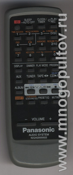 PANASONIC N2QAGB000022, N2QAGB000021 (аналог)