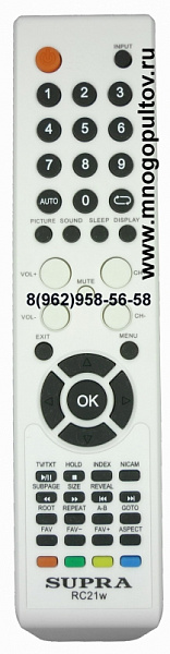 SUPRA RC21W [вариант №1] TV (Оригинальный)