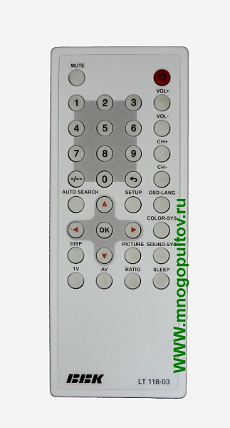 BBK LT118-03 (пульт-аналог)