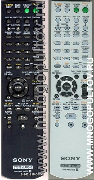 SONY RM-AMU005B / SONY RM-AMU005 (предлагаем аналог)