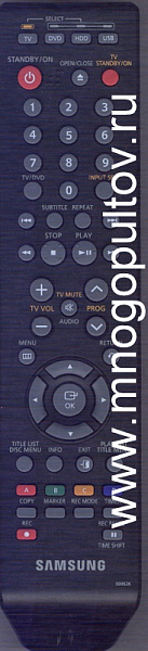 SAMSUNG AK59-00062K пульт для SAMSUNG DVD-HR757, DVD-HR770 (предлагаем аналог)