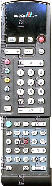 PHILIPS RC7111, PHILIPS RC7135 пульт для телевизора